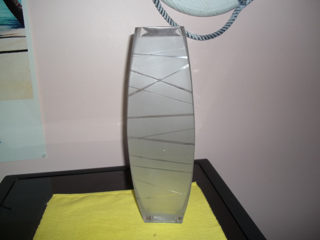 Sandblasted Vase